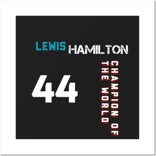 Lewis Hamilton Champion of the World, F1 Posters and Art